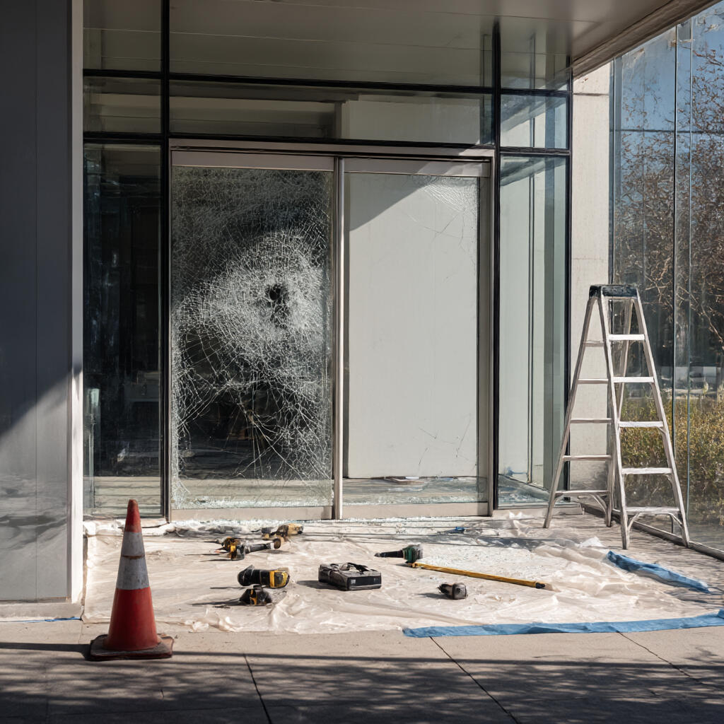 Gracias a la póliza MRDOOR, esta puerta será reemplazada en menos de 48 horas
